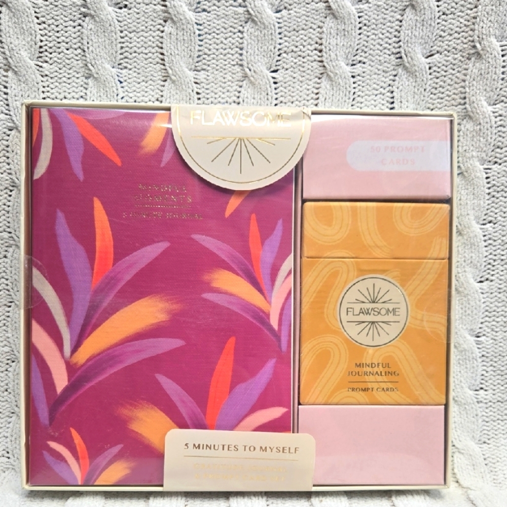Mindful Journaling Set - Pink and Orange Stationary
